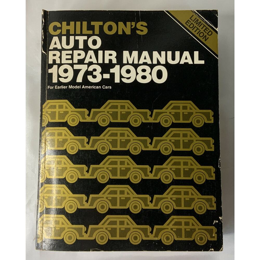 CHILTON'S Auto Repair Manual Book 1973-1980 American Car #7209 LIMITED EDITION